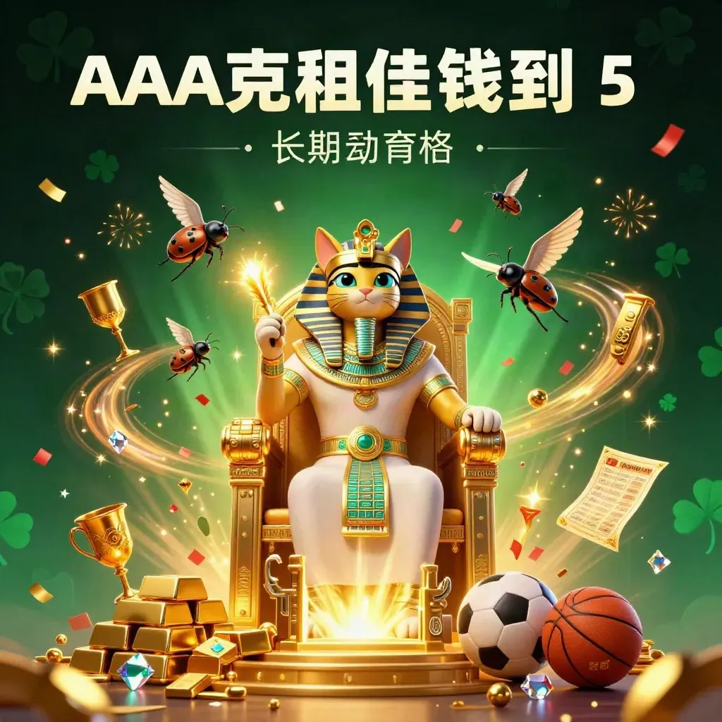 Pharaoh cat, ibis scribe, and gem-wing scarabs amid vault gold and casino energy